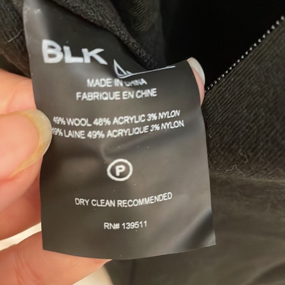 BLKDNM long sleeve dress with leather details - Picture 13 of 14